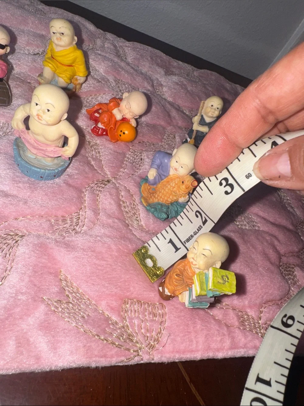 Set of Assorted Ceramic Buddha Figurines - Multicolor Home Accents